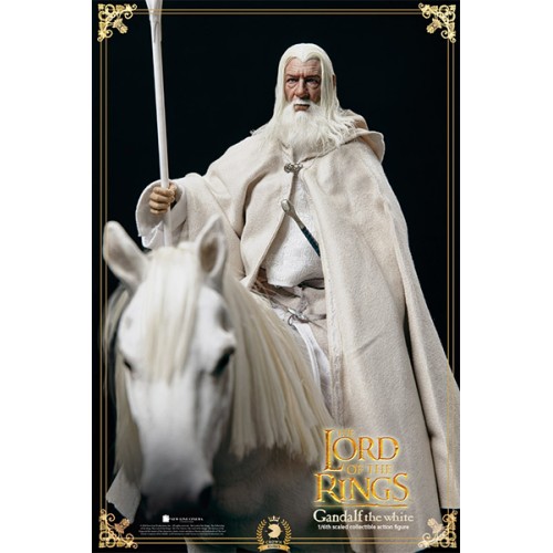 Asmus Toys Gandalf the White with Horse 1:6 Scale