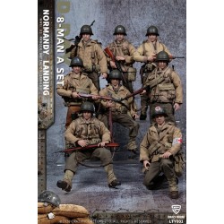 Crazy Figure WWII U.S. Army On D-Day Deluxe Edition 1/12 Figures