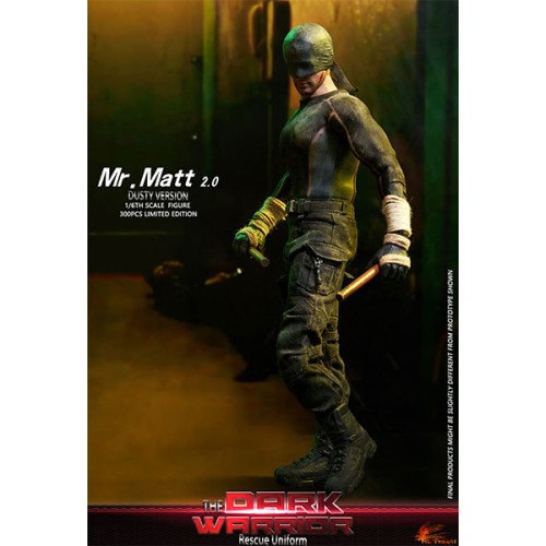 Hot Heart The Dark Warrior Rescue 2.0 Dusty Version 1:6 Figure