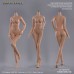 Jiaou Doll Asian Shape Detachable Foot Wheat Skin Small Bust 1/6 Figure