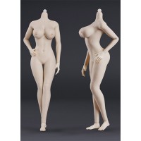 Jiaou Doll Female Seamless body in Pale White Skin