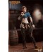 Long Shan Jin Shu Western Cowgirl Bounty Hunter Green Outfit 1/6 Figure