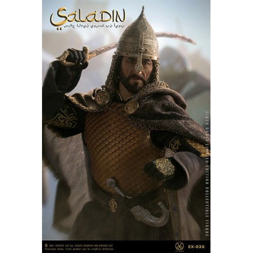 POP Toys Sultan Saladin Fine Copper Handmade Armor 1/6 Figure